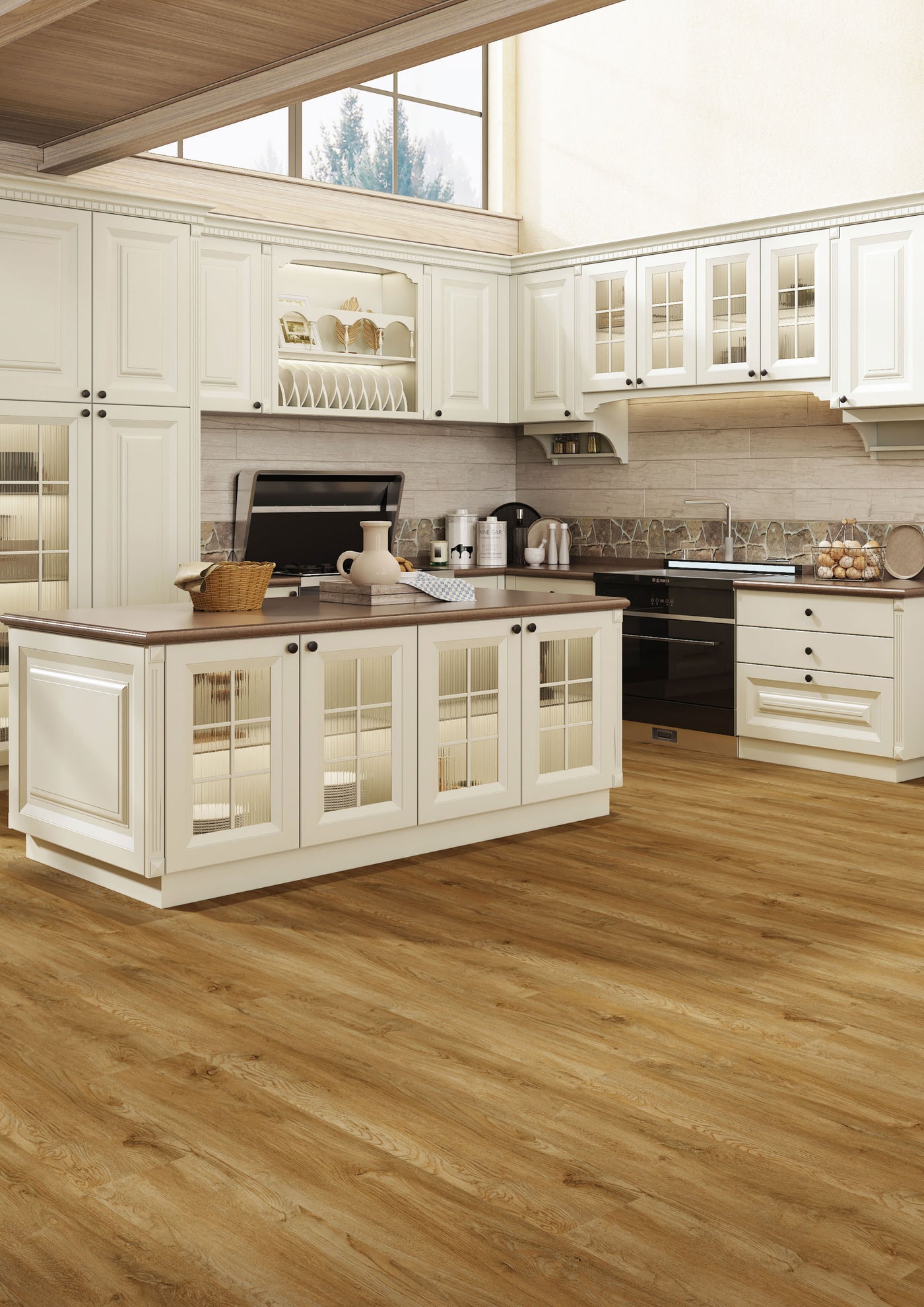 Santa Fe Rustic — 3D Rendering