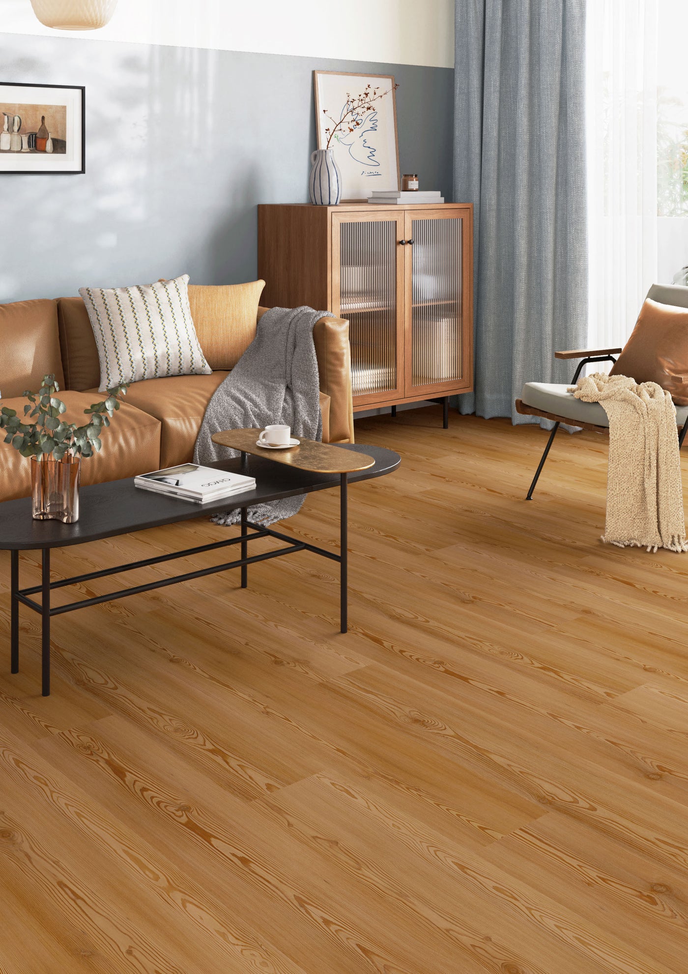 Honey Oak — 3D Rendering